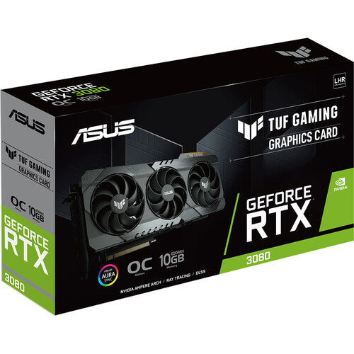 Asus TUF Gaming GeForce RTX 3080 V2 OC 10GB GDDR6X Graphics Card
