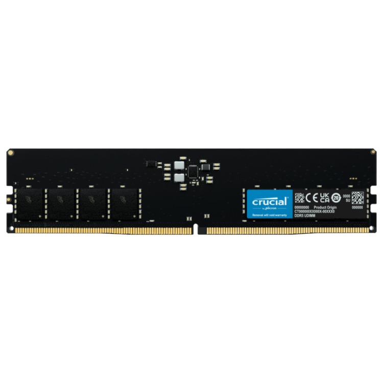Crucial 32GB 4800MHz DDR5 CL40 UDIMM SDRAM Memory Module