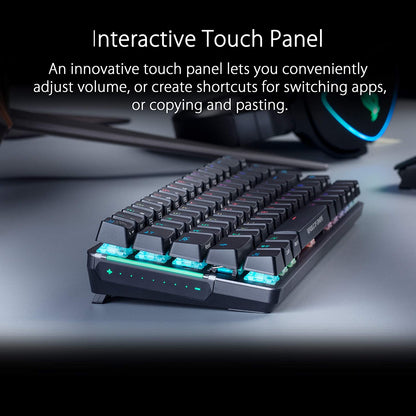 Asus ROG Falchion NX 65% Wireless RGB Gaming Mechanical Keyboard, ROG NX Brown Tactile Switches
