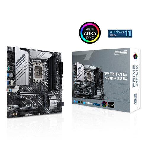 Asus Prime Z690M-PLUS D4 LGA 1700 mATX Motherboard