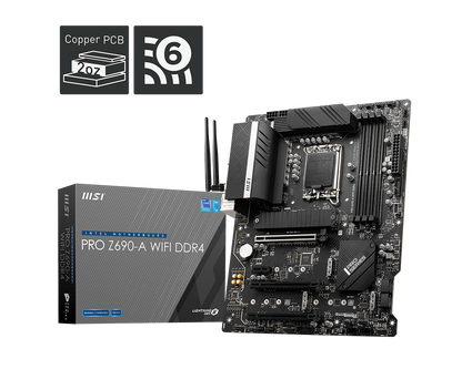 MSI PRO Z690-A WIFI DDR4 ATX Motherboard Intel WIFI6