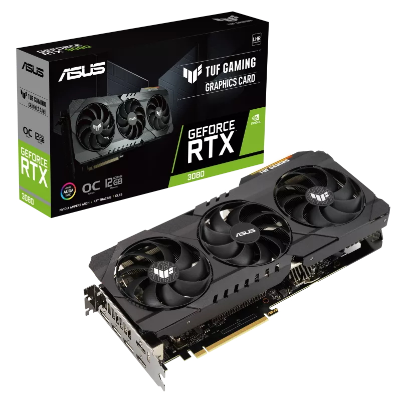 Asus TUF GAMING GeForce RTX 3080 OC 12GB GDDR6X Graphics Card