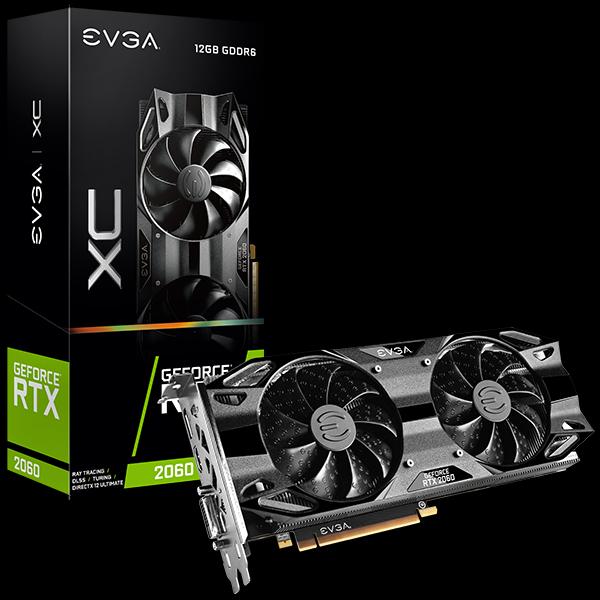 EVGA GeForce RTX 2060 12GB XC Gaming Graphics Card