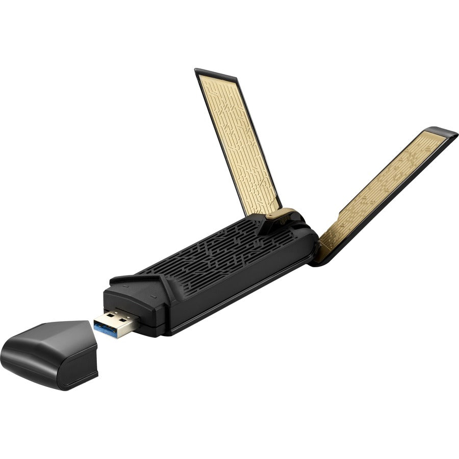 Asus USB-AX56 IEEE 802.11ax Dual Band Wi-Fi Adapter for Computer/Notebook