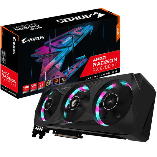 Gigabyte AMD Radeon RX 6700 XT AORUS ELITE 12G