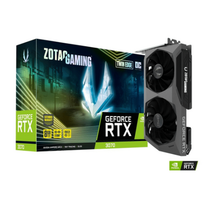 ZOTAC NVIDIA GeForce RTX 3070 Twin Edge OC 8GB GDDR6 Graphics Card