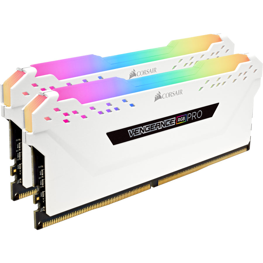 Corsair Vengeance RGB Pro 16GB DDR4 3200Mhz SDRAM White (2x8GB) Memory Kit
