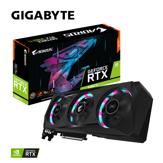 Gigabyte Aorus NVIDIA GeForce RTX 3060 Ti ELITE 8GB
