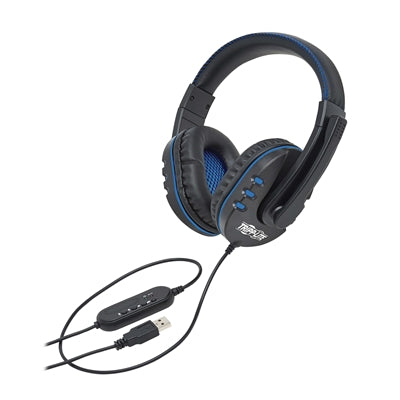 Tripp Lite USB Gaming Headset with Built-In Microphone and Audio Control