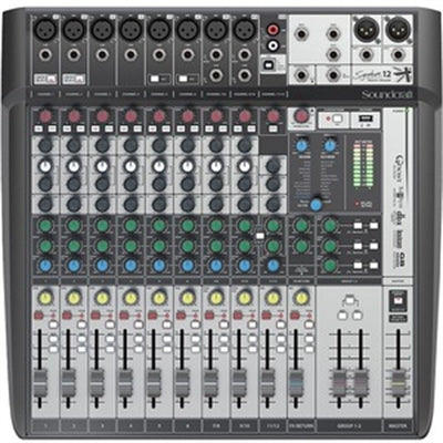 Harman Soundcraft Signature 12 MTK 12-Input Multitrack Mixer with Effects