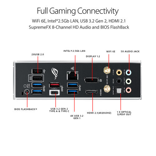 Asus ROG Strix B550-F Gaming WiFi II AM4 ATX Gaming Motherboard