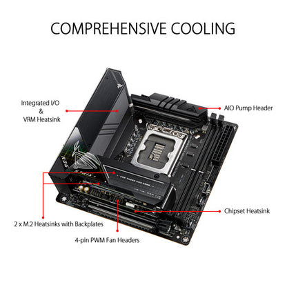 ASUS ROG Strix Z690-I Gaming WiFi mini-ITX Desktop Motherboard