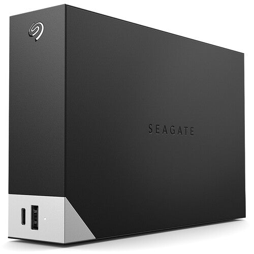 Seagate 4TB One Touch Desktop External Drive with Built-In Hub (Black)