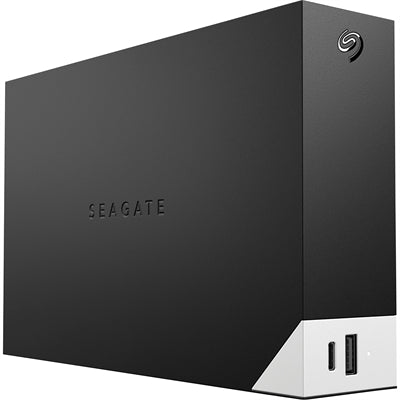 Seagate 4TB One Touch Desktop External Drive with Built-In Hub (Black)