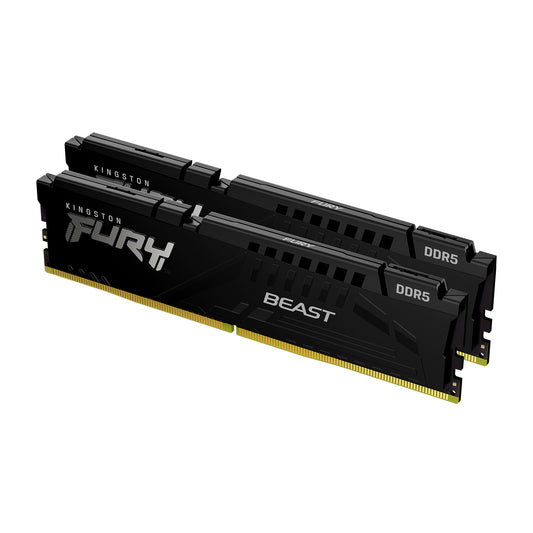Kingston FURY Beast Black 16GB 6000MHz DDR5 CL40 SDRAM (2x8GB) Memory Kit