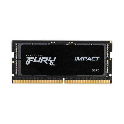 Kingston  FURY Impact Black 8GB 4800MHz DDR5 CL38 SODIMM Memory Module