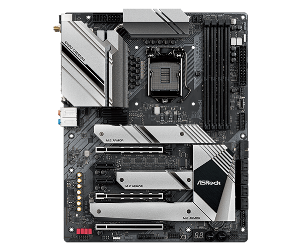ASRock W480 CREATOR W480 LGA1200 Max128GB DDR4 PCI-Express ATX Motherboard