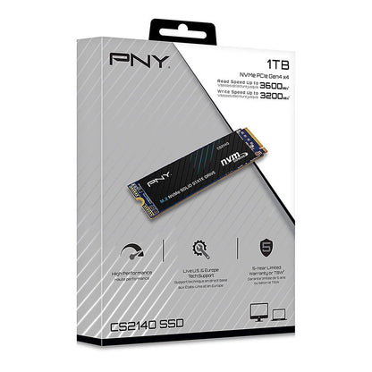PNY CS2140 1TB PCIe Gen 4.0 x4 M.2 NVMe SSD