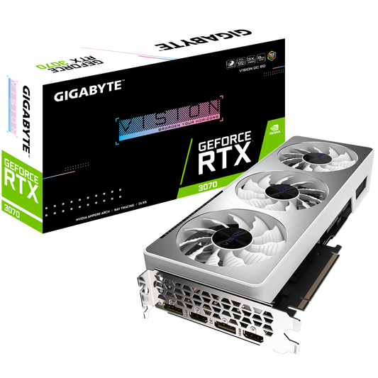 Gigabyte GeForce RTX 3070 VISION OC 8GB GDDR6 Graphics Card