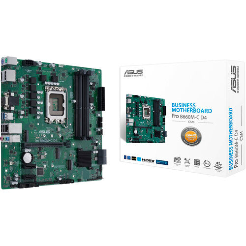 Asus Pro B660M-C D4-CSM commercial motherboard