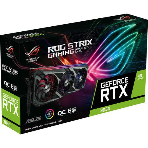 Asus ROG Strix GeForce RTX 3050 OC 8GB GDDR6 Graphics Card