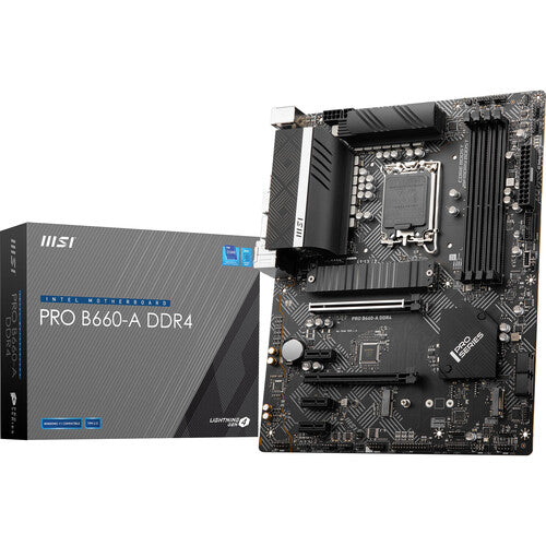 MSI PRO B660-A DDR4 LGA 1700 ATX Motherboard