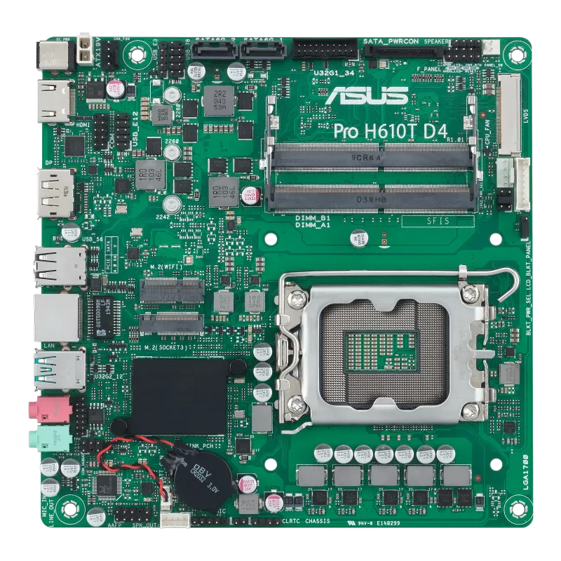 Asus PRO H610T D4 CSM Motherboard