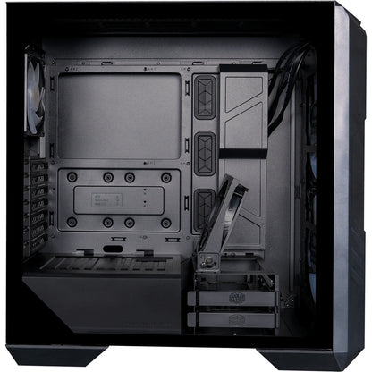 Cooler Master MasterCase H500 ARGB Airflow Mid-Tower Case with Mesh & Transparent Front Panels (Black)