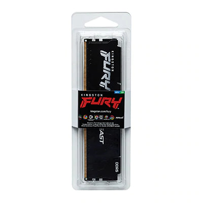 Kingston Fury Beast Black 16GB 6000MHz DDR5 CL40 DIMM Module