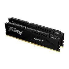 Kingston Memory KF560C40BBK2-32 32GB 6000MHz DDR5 CL40 DIMM K2 FURY Beast Black