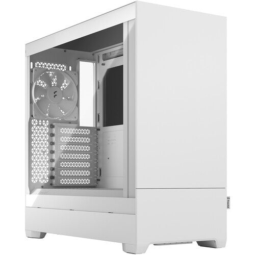 Fractal Design Pop Silent ATX Sound Damped Mid Tower Computer Case with Clear Tempered Glass Window (White)