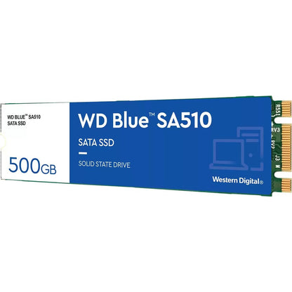 Western Digital Solid State Drive WDS500G3B0B 500GB M.2 2280 SATA III Blue SA510