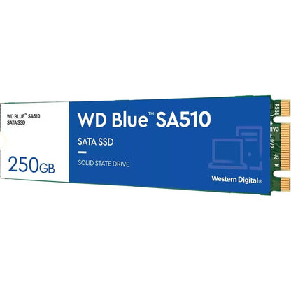 Western Digital Solid State Drive WDS250G3B0B 250GB M.2 2280 SATA III Blue SA510