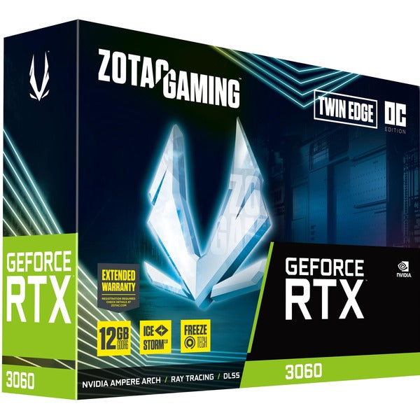 Zotac GeForce RTX 3060 Twin Edge 12GB GDDR6 Graphics Card