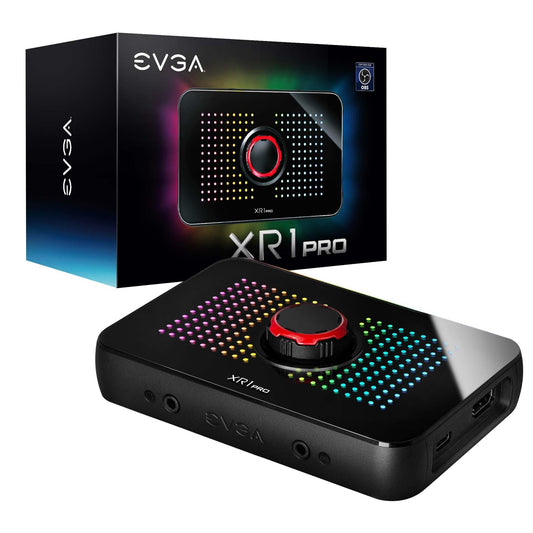 EVGA XR1 Pro 1440p-4K HDR Pass Through ARGB Capture Card 144-U1-CB21-LR