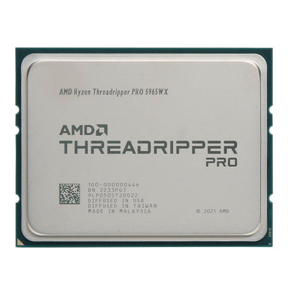 AMD Ryzen Threadripper PRO 5965WX Chagall PRO 3.8GHz 24-Core sWRX8 Boxed Processor - Heatsink Not Included