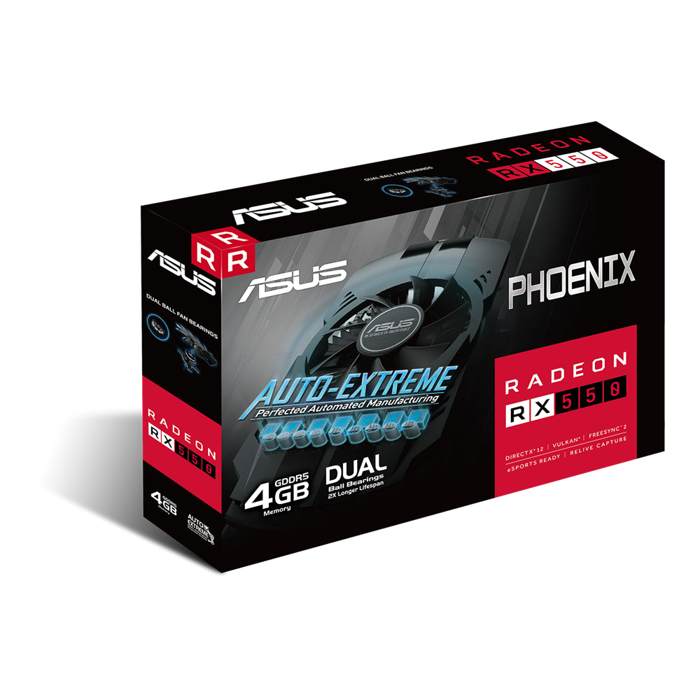 Asus Phoenix Radeon RX 550 EVO 4GB GDDR5 Graphics Card