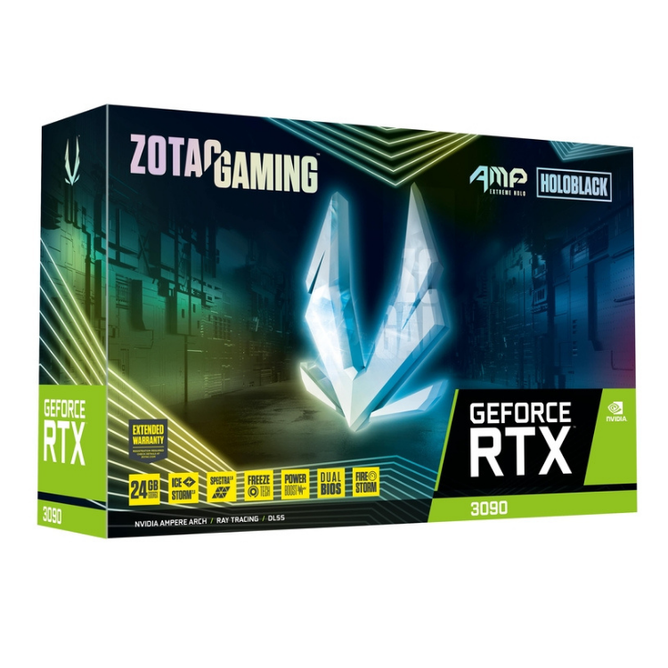 ZOTAC Gaming GeForce RTX 3090 AMP Extreme Holo 24GB GDDR6X Graphics Card Zotac