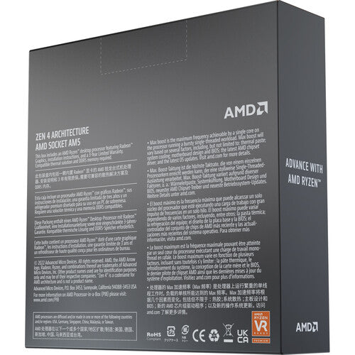 AMD Ryzen 5 7600X 4.7 GHz Six-Core AM5 Processor