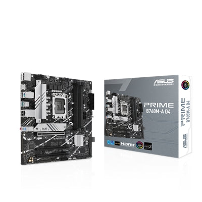 Asus Prime B760M-A D4 Desktop Motherboard