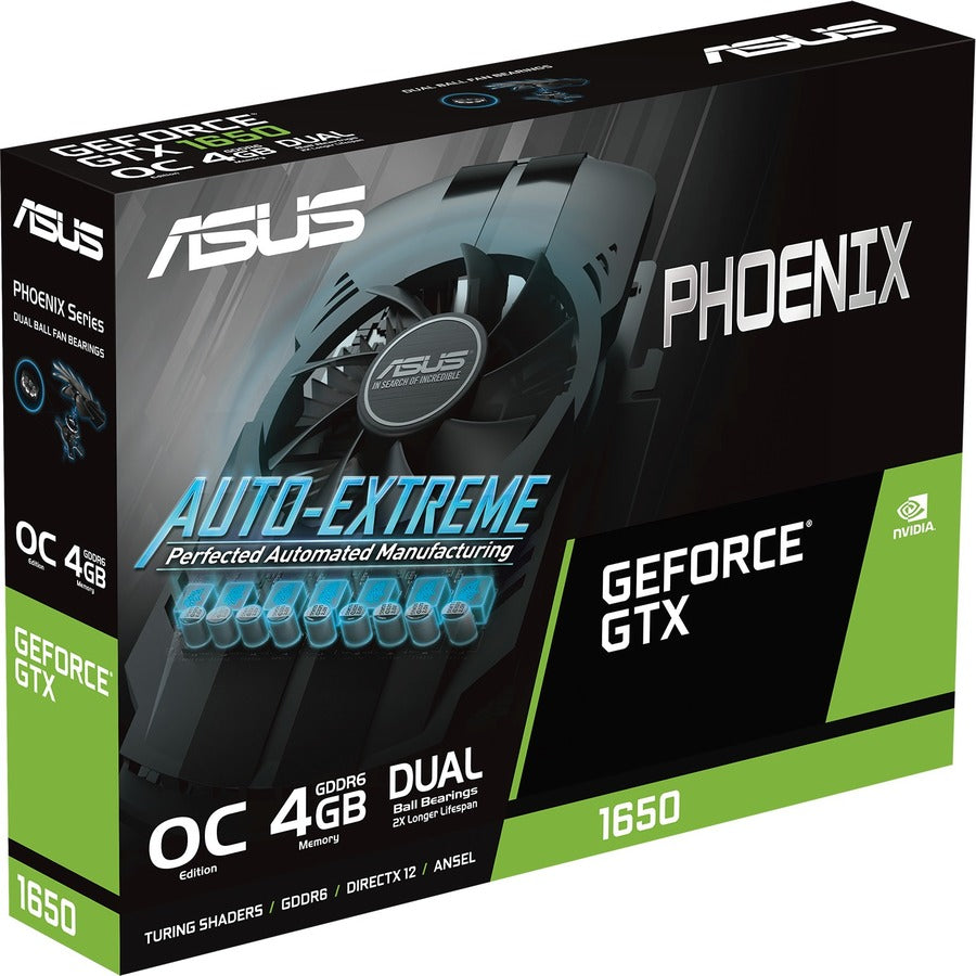 ASUS Phoenix GeForce GTX 1650 OC Edition 4GB GDDR6 V2 Graphic Card