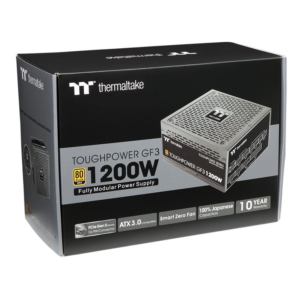 Thermaltake Toughpower GF3 1200W Gold - TT Premium Edition ATX3.0 Power  Supply