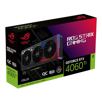 ASUS ROG Strix GeForce RTX 4060 Ti OC Edition 8GB GDDR6 Graphics Card