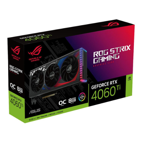 ASUS ROG Strix GeForce RTX 4060 Ti OC Edition 8GB GDDR6 Graphics Card