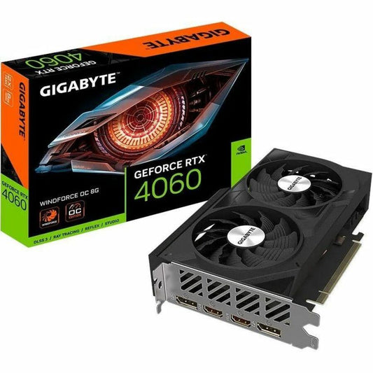 Gigabyte GeForce RTX 4060 WINDFORCE OC 8GB GDDR6 Graphics Card