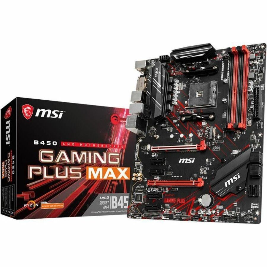 MSI B450 GAMING PLUS MAX Gaming Desktop Motherboard