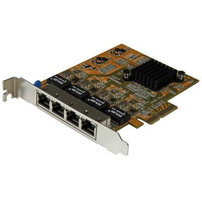 StarTech.com 4-Port PCI Express Gigabit Network Adapter Card - Quad-Port PCIe Gigabit NIC